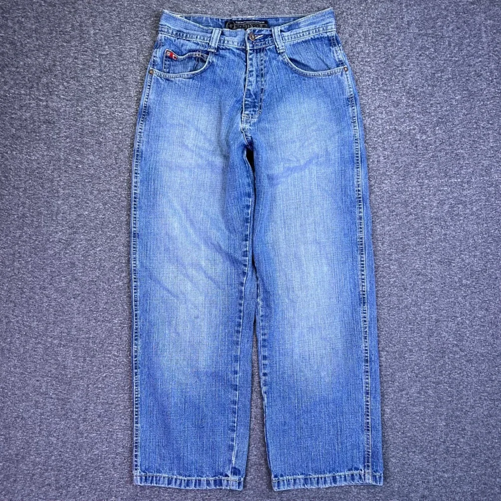 VTG Southpole Jeans Men 29x29 Red Tab 3180 Y2K Streetwear Baggy Relaxed Straight